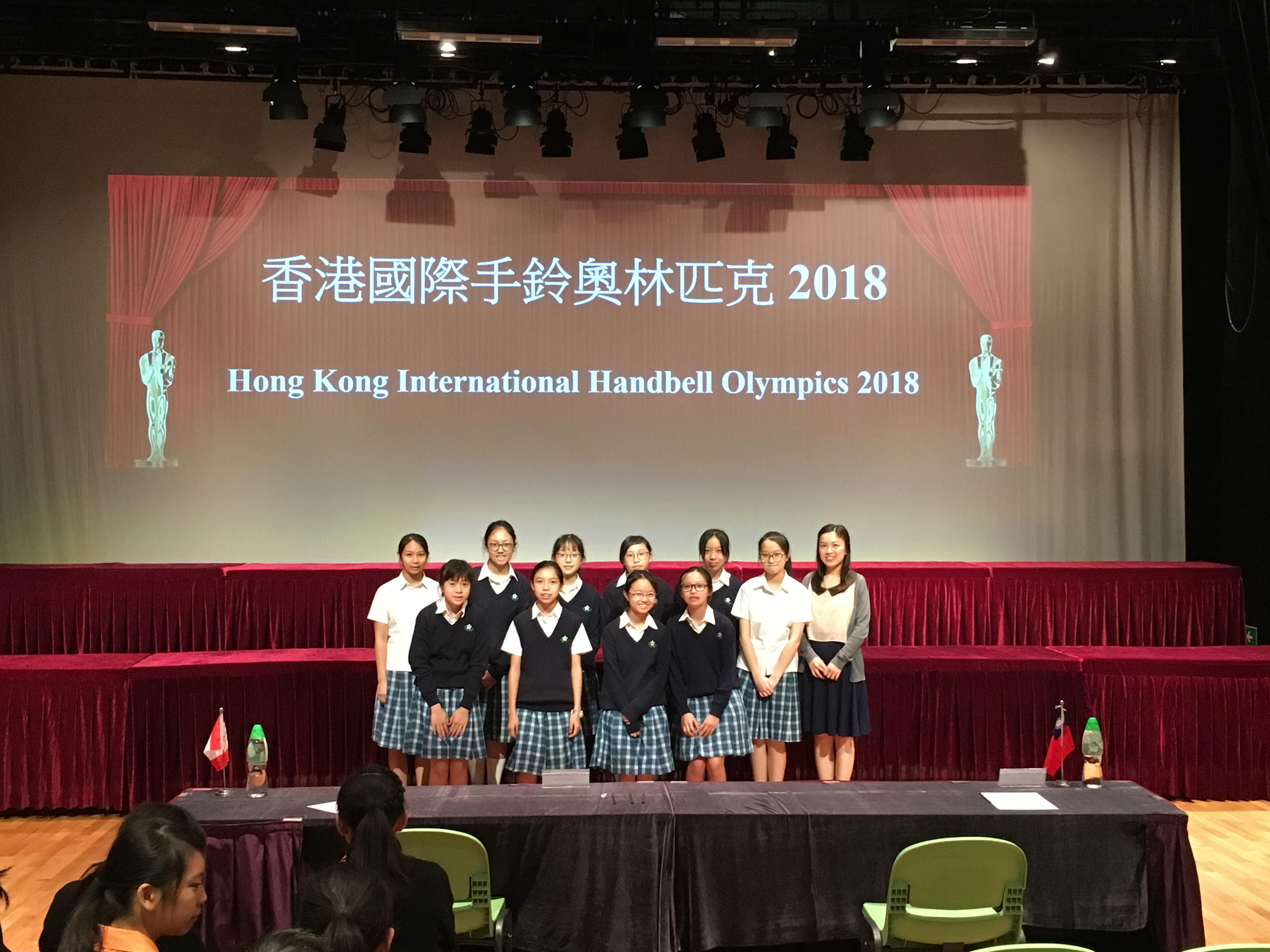 Secondary School handchime team handbell olympics 2018